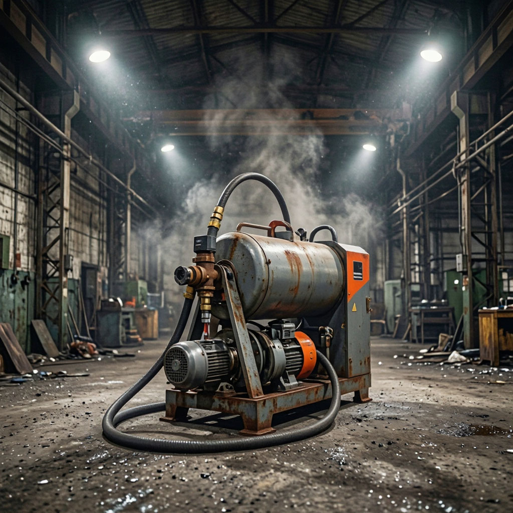 Industrial blasting equipment