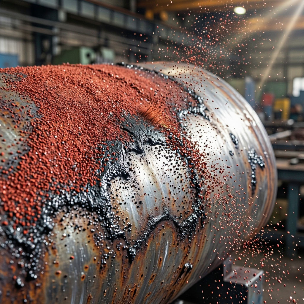 Rust and mill scale removal from steel